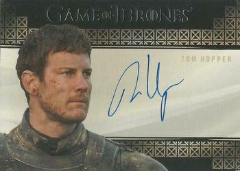 2019 Rittenhouse Game of Thrones Inflexions - Autographs Valyrian Steel #NNO Tom Hopper Front
