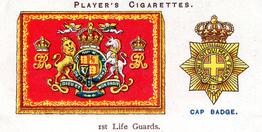 1924 Player's Drum Banners & Cap Badges #1 1st Life Guards Front