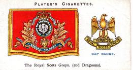 1924 Player's Drum Banners & Cap Badges #12 The Royal Scots Greys Front