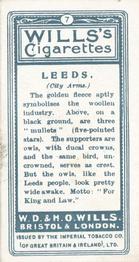 1905 Wills's Borough Arms-1st Series Descriptive #7 Leeds Back