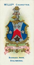 1905 Wills's Borough Arms 3rd Series (Red) #114 Stalybridge Front