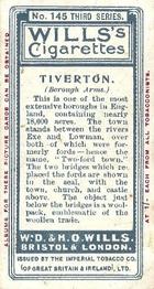 1905 Wills's Borough Arms 3rd Series (Red) #145 Tiverton Back