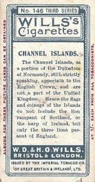 1905 Wills's Borough Arms 3rd Series (Red) #146 The Channel Islands Back