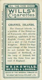 1905 Wills's Borough Arms 3rd Series (Grey) #146 The Channel Islands Back
