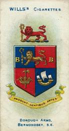 1905 Wills's Borough Arms 4th Series #178 Bermondsey Front