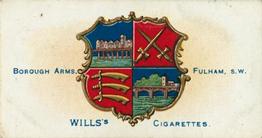 1905 Wills's Borough Arms 4th Series #197 Fulham Front