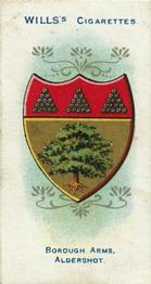 1905 Wills's Borough Arms 4th Series #198 Aldershot Front