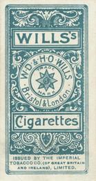 1904 Wills's Borough Arms-Scroll (Numbered) #1 Londonerry Back