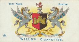 1904 Wills's Borough Arms-Scroll (Numbered) #19 Exeter Front