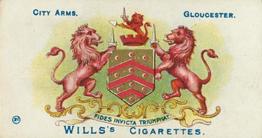 1904 Wills's Borough Arms-Scroll (Numbered) #21 Gloucester Front