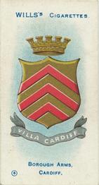 1904 Wills's Borough Arms-Scroll (Numbered) #6 Cardiff Front