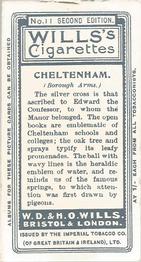 1906 Wills's Borough Arms 1st Series 2nd Edition (1-50) #11 Cheltenham Back