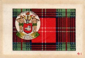 1910-25 Phillips Clan Tartans Silks #41 Chisholm Front