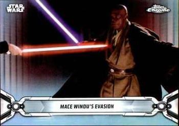 2019 Topps Chrome Star Wars Legacy - Refractor #66 Mace Windu's Evasion Front