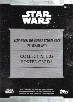2019 Topps Chrome Star Wars Legacy - Posters #PC-21 Star Wars: The Empire Strikes Back (Alternate Art) Back