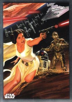 2019 Topps Chrome Star Wars Legacy - Comic Cover Cards #MC-7 Princess Leia Front