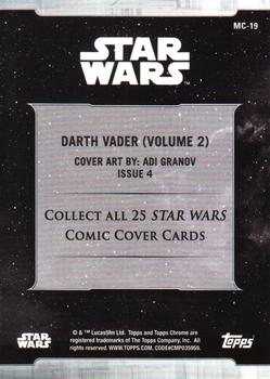 2019 Topps Chrome Star Wars Legacy - Comic Cover Cards #MC-19 Darth Vader (Volume 2) Back