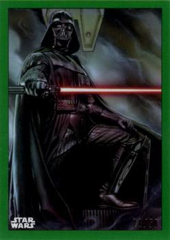2019 Topps Chrome Star Wars Legacy - Comic Cover Cards Refractor Green #MC-1 Darth Vader (Volume 1) Front