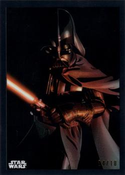 2019 Topps Chrome Star Wars Legacy - Comic Cover Cards Refractor Black #MC-3 Darth Vader (Volume 1) Front
