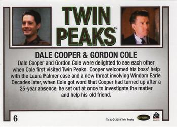 2019 Rittenhouse Twin Peaks Archives #06 Dale Cooper / Gordon Cole Back