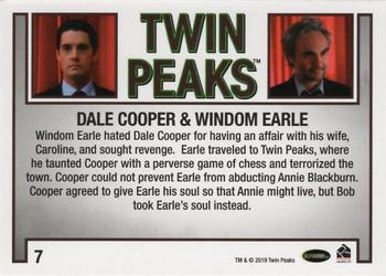 2019 Rittenhouse Twin Peaks Archives #07 Dale Cooper / Windom Earle Back