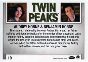 2019 Rittenhouse Twin Peaks Archives #10 Audrey Horne / Benjamin Horne Back