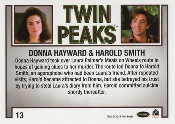 2019 Rittenhouse Twin Peaks Archives #13 Donna Hayward / Harold Smith Back