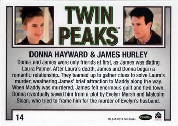 2019 Rittenhouse Twin Peaks Archives #14 Donna Hayward / James Hurley Back