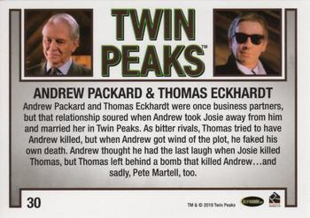 2019 Rittenhouse Twin Peaks Archives #30 Andrew Packard / Thomas Eckhardt Back