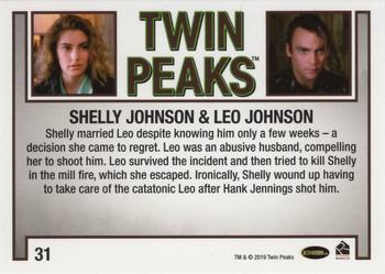 2019 Rittenhouse Twin Peaks Archives #31 Shelly Johnson / Leo Johnson Back