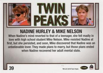 2019 Rittenhouse Twin Peaks Archives #39 Nadine Hurley / Mike Nelson Back