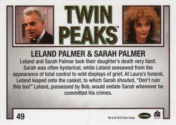 2019 Rittenhouse Twin Peaks Archives #49 Leland Palmer / Sarah Palmer Back