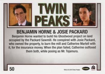 2019 Rittenhouse Twin Peaks Archives #50 Benjamin Horne / Josie Packard Back