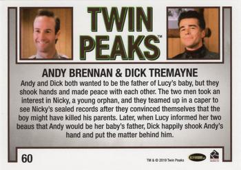 2019 Rittenhouse Twin Peaks Archives #60 Andy Brennan / Dick Tremayne Back