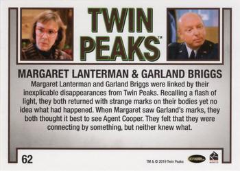 2019 Rittenhouse Twin Peaks Archives #62 Margaret Lanterman / Garland Briggs Back