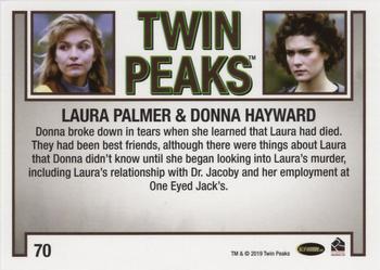 2019 Rittenhouse Twin Peaks Archives #70 Laura Palmer / Donna Hayward Back