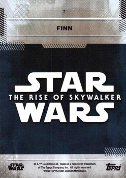 2019 Topps Star Wars: The Rise of Skywalker #2 Finn Back