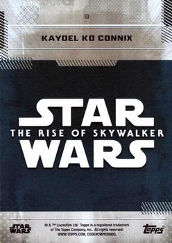 2019 Topps Star Wars: The Rise of Skywalker #10 Kaydel Ko Connix Back