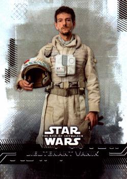 2019 Topps Star Wars: The Rise of Skywalker #20 Lieutenant Vanik Front