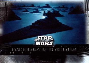 2019 Topps Star Wars: The Rise of Skywalker #77 Star Destroyers in the Storm Front