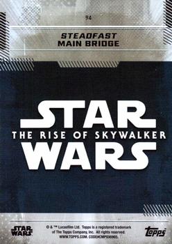2019 Topps Star Wars: The Rise of Skywalker #94 Steadfast Main Bridge Back
