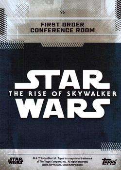 2019 Topps Star Wars: The Rise of Skywalker #96 First Order Conference Room Back