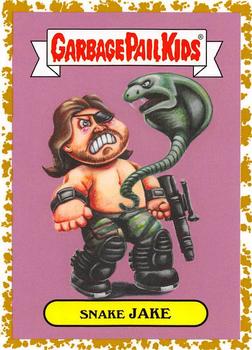 2018 Topps Garbage Pail Kids: Oh, the Horror-ible! - Fool's Gold #7a Snake Jake Front