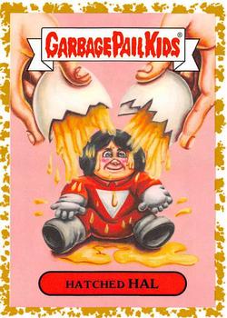 2018 Topps Garbage Pail Kids: Oh, the Horror-ible! - Fool's Gold #8b Hatched Hal Front
