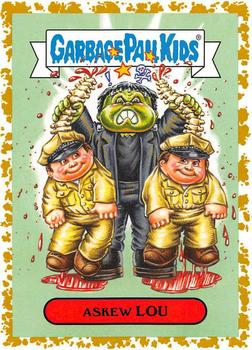 2018 Topps Garbage Pail Kids: Oh, the Horror-ible! - Fool's Gold #11a Askew Lou Front