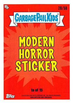 2018 Topps Garbage Pail Kids: Oh, the Horror-ible! - Fool's Gold #1a Candy Dan Back