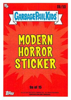2018 Topps Garbage Pail Kids: Oh, the Horror-ible! - Fool's Gold #9a Handed-Over Hannibal Back