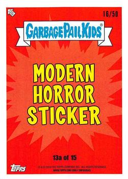 2018 Topps Garbage Pail Kids: Oh, the Horror-ible! - Fool's Gold #13a Puppet Mas-Sterling Back