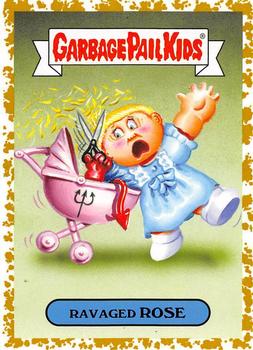 2018 Topps Garbage Pail Kids: Oh, the Horror-ible! - Fool's Gold #3a Ravaged Rose Front