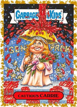 2018 Topps Garbage Pail Kids: Oh, the Horror-ible! - Fool's Gold #5a Cautious Carrie Front